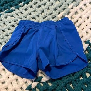 Blue all in motion shorts.